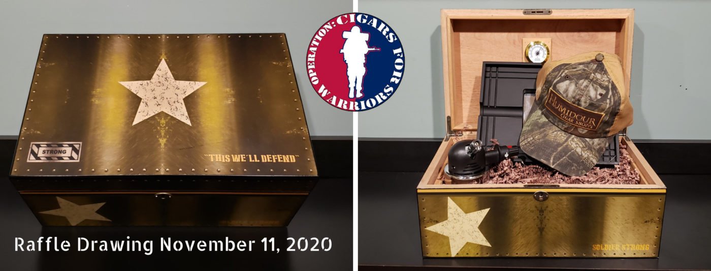 Cigars for Warriors 2020 Raffle Prizes