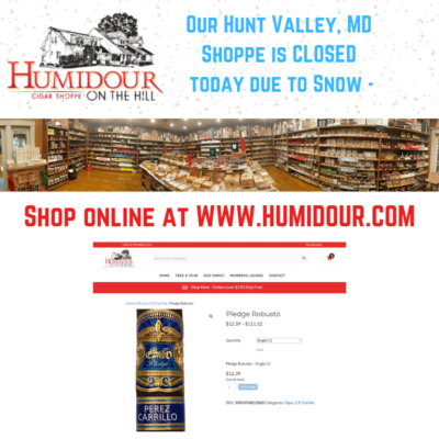 The Humidour Cigar Shoppe is Online