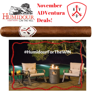 Celebrate with us all month long as we feature our newest addition to the shoppe . . . ADVentura cigars! #HumidourForTheWIN