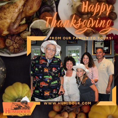 Happy Thanksgiving Humidour Family Happy Thanksgiving from the Humidour Cigar Shoppe