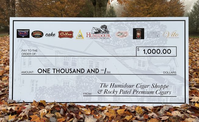 #humidourhelps410 grand prize check