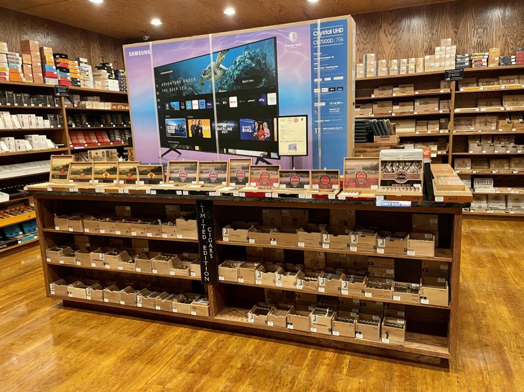 CLE Cigar, Eiroa Cigars, Wynwood Hill, and Asylum Cigar deals at the Humidour Cigar Shoppe in Hunt Valley, Maryland.